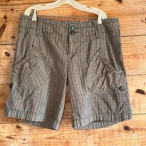 Y2K DKNY Plaid Print shorts